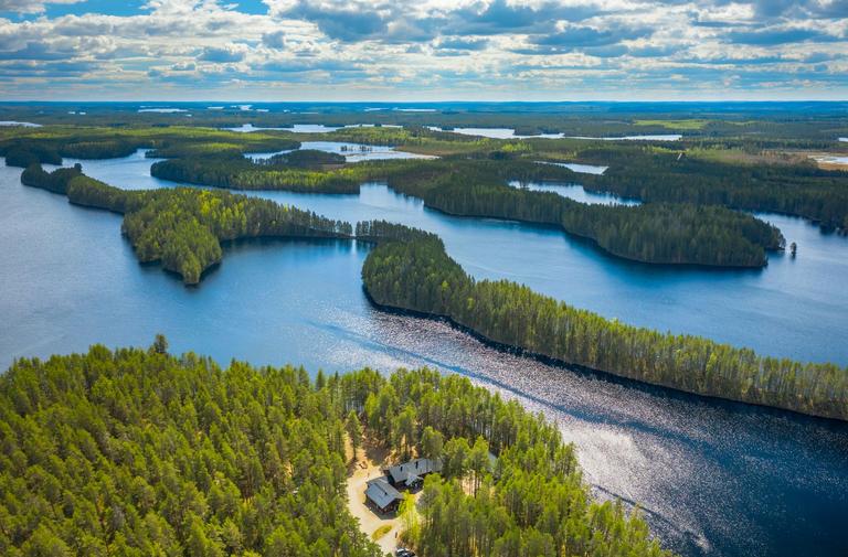 Petkelj&auml;rvij&auml;rvi ilmakuva