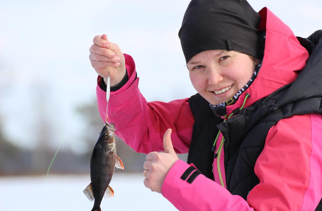 Pilkill&auml; saa hyv&auml;ll&auml; tuurilla isoja ahvenia.