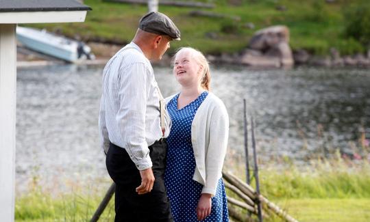 Kes&auml;teatterin tunnelmaa.