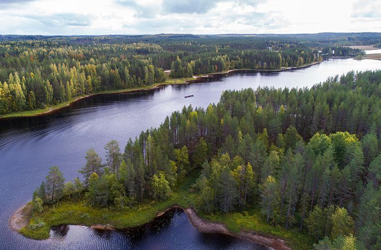 Koitajoki tarjoaa kauniin ymp&auml;rist&ouml;n jokiretkelle