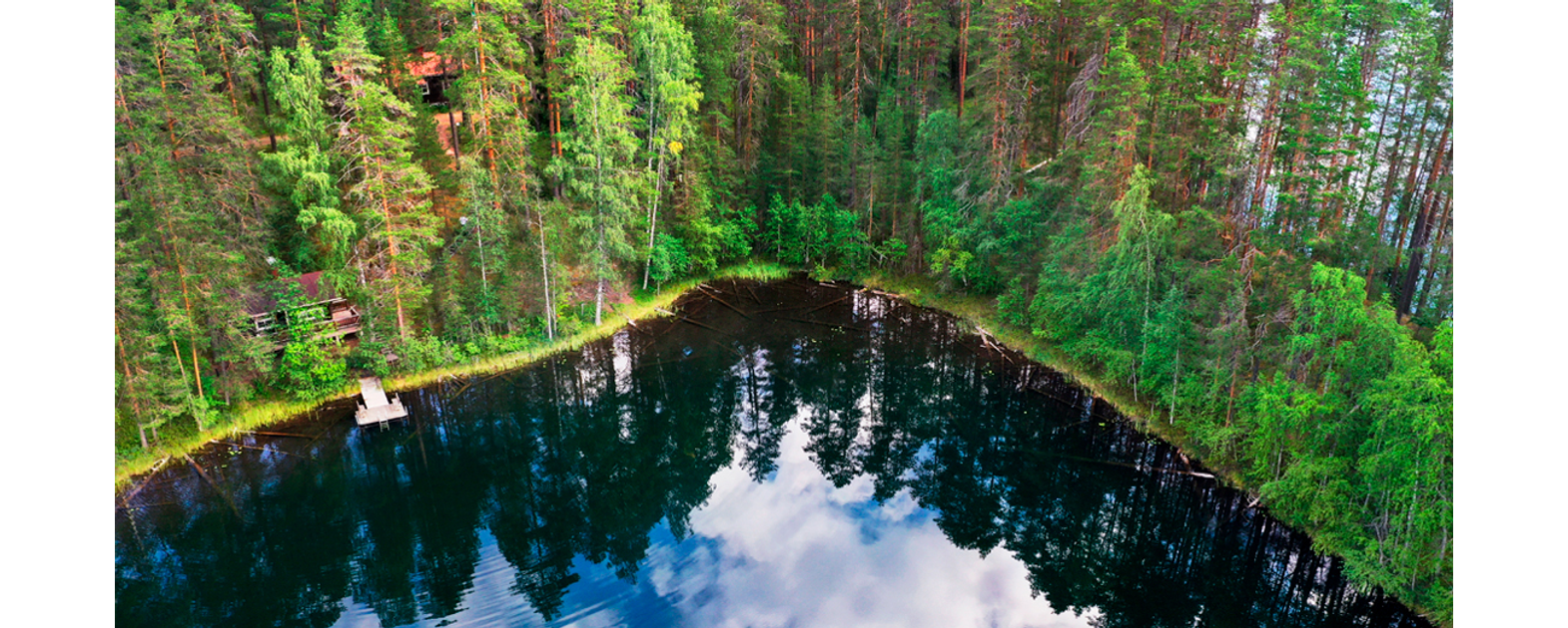 Petkelj&auml;rven kansallispuistossa sijaitseva Mets&auml;nvartijan maja on majoitusk&auml;yt&ouml;ss&auml;