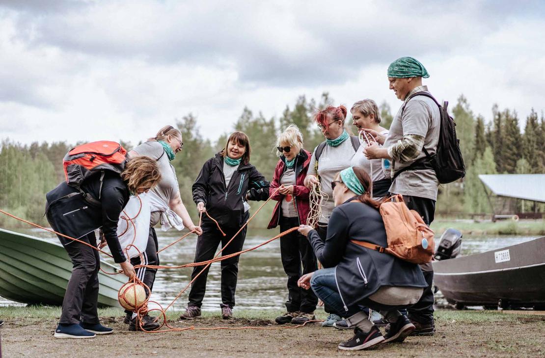 V&auml;lill&auml; ollaan melkein solmussa.